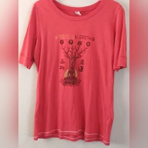 Lucky Brand Red Short Sleeve Tee